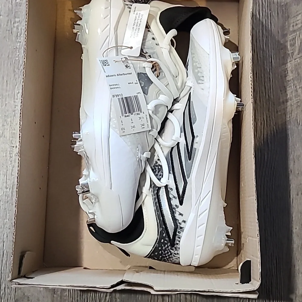 adidas White and Black Athletic Shoes